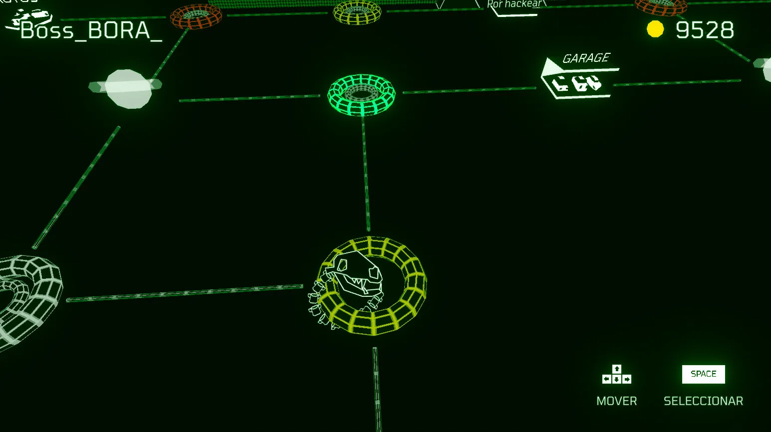ULTRATORO: mapa de la campaña con los circuitos y el jefe