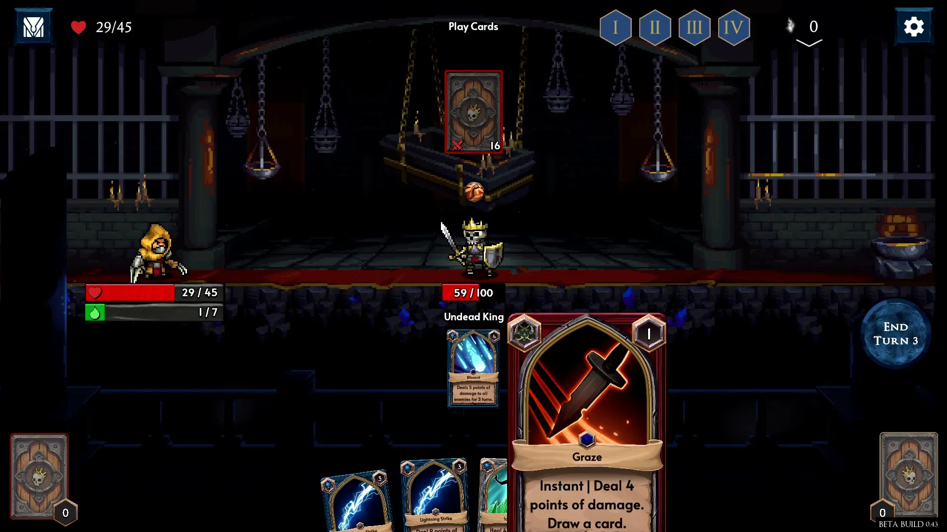 Deck of Souls: battle against the Undead King